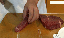 【红烧牛肉】切牛肉方法